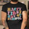 Back To School Teachers Kids Boys Happy First Day Of Shirt