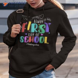 back to school teachers students happy first day of shirt hoodie 3