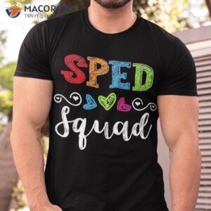 back to school team gift for special ed teacher sped squad shirt tshirt