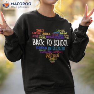 back to school word cloud cute students teachers shirt sweatshirt 2