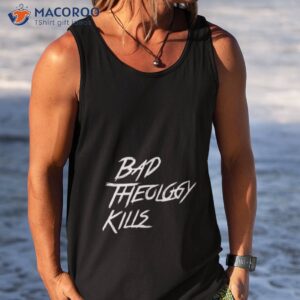 bad theology skills shirt tank top