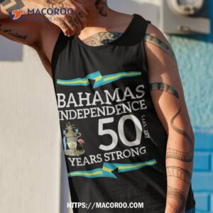 bahamas independence day bahamas 50th celebration shirt tank top 1
