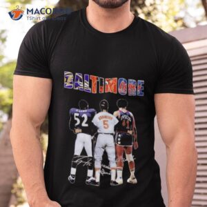 Official baltimore Ravens Lewis Orioles Robinson Bullets Unselo T