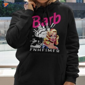 barbenheimer barbie oppenheimer 2023 pink and white t shirt hoodie