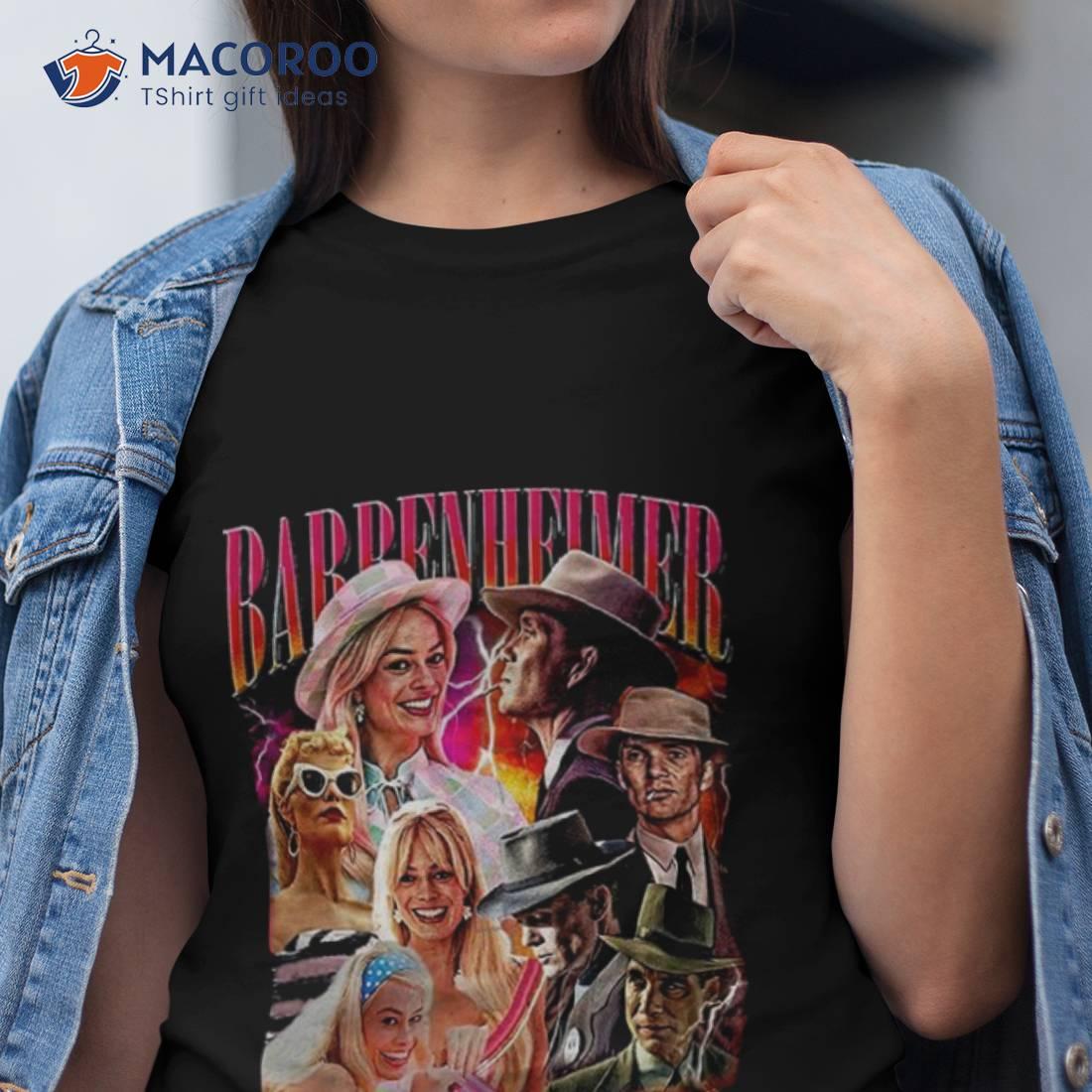 Barbenheimer Barbie X Oppenheimer Vintage Essential Shirt Barbenheimer Barbie X Oppenheimer Vintage Essential Shirt