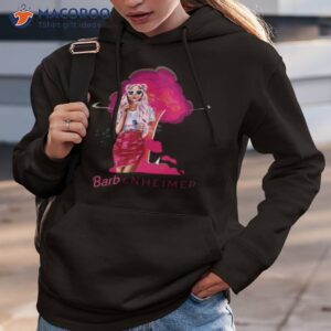 barbenheimer funny barbie x oppenheimer 2023 pink design shirt hoodie 3