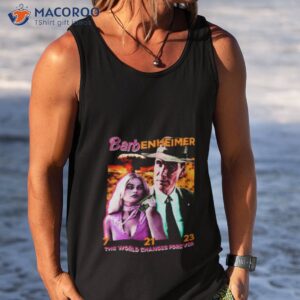 barbenheimer the world changes forever shirt tank top