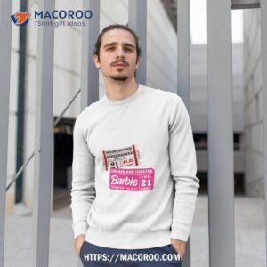 barbenheimer travel tickets shirt sweatshirt 1