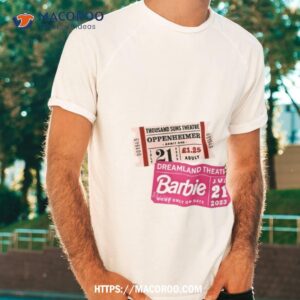 Barbenheimer Travel Tickets Shirt
