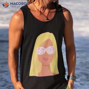 barbie 60th anniversary yellow hair shirt tank top