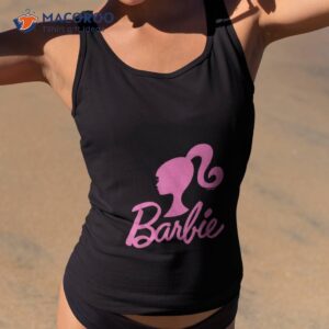 barbie barbie pink logo glitter shirt tank top 2