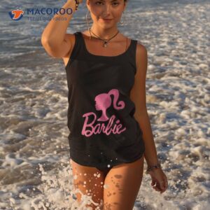 barbie barbie pink logo glitter shirt tank top 3