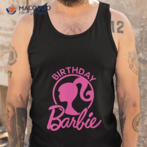 barbie birthday logo barbie shirt tank top