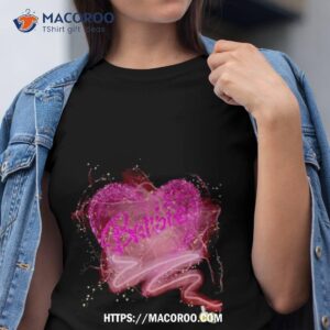 barbie in hearshirt tshirt