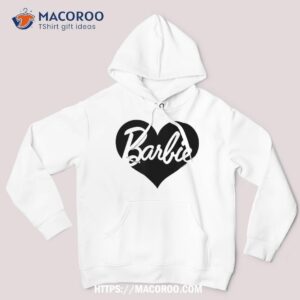barbie logo heart shirt hoodie 1