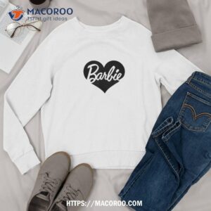barbie logo heart shirt sweatshirt 1