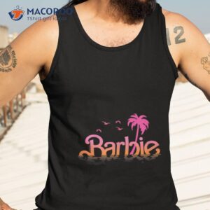 Barbie Logo Water Reflection Shirt 3 barbie logo water reflection shirt tank top 3