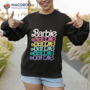 barbie stacked spring logo shirt sweatshirt 1