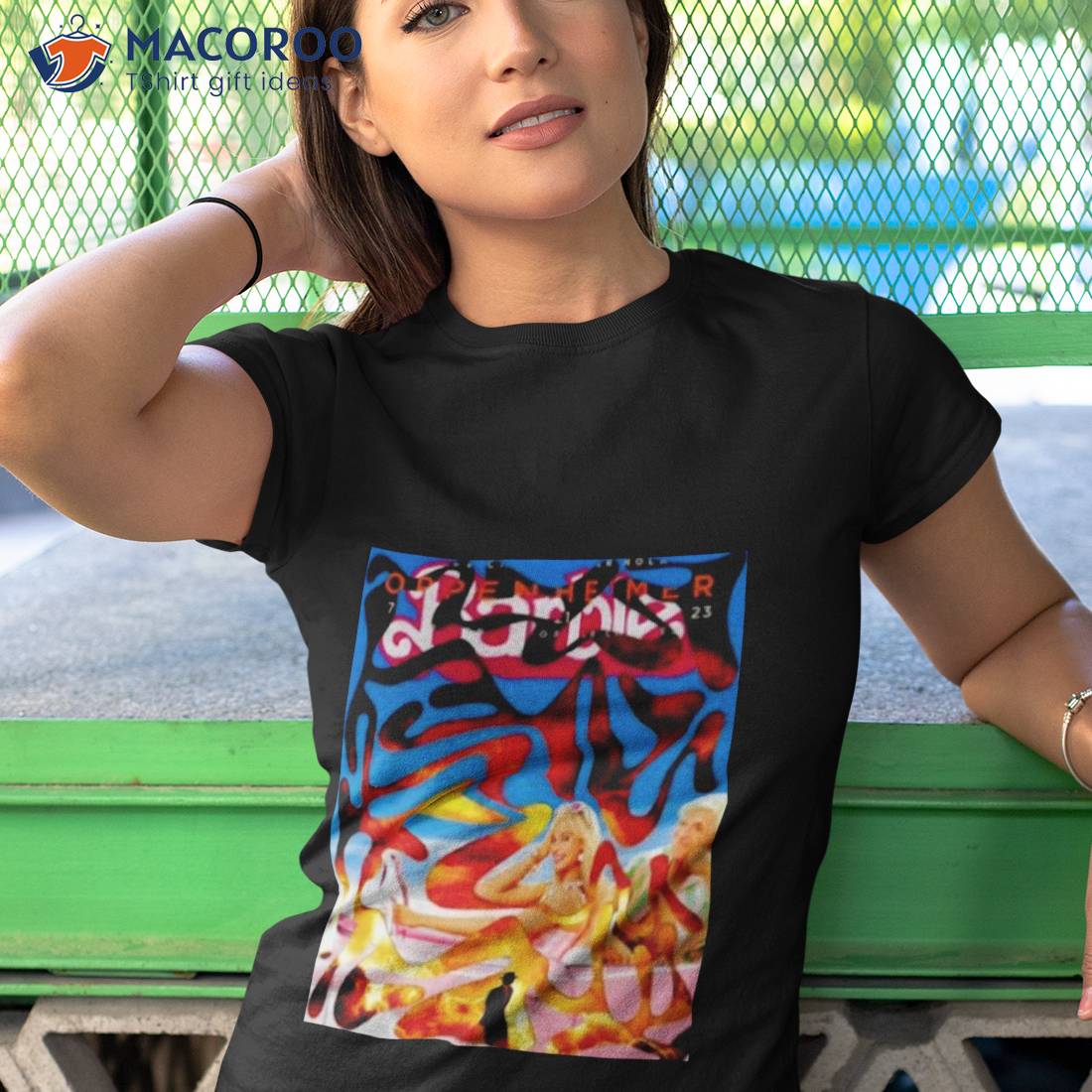 Barbie X Oppenheimer Poster 2023 Shirt Barbie X Oppenheimer Poster 2023 Shirt