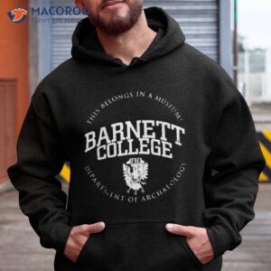 barnett college department of archaeology indiana jones shirt hoodie