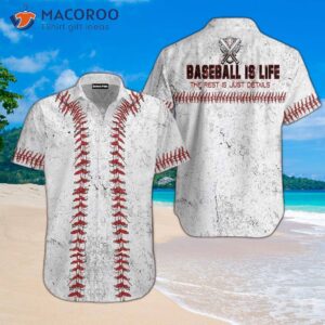 baseball is life the rest just details hawaiian shirts 1