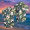 Baseball Simple Green Leaf Hawaiian Shirts