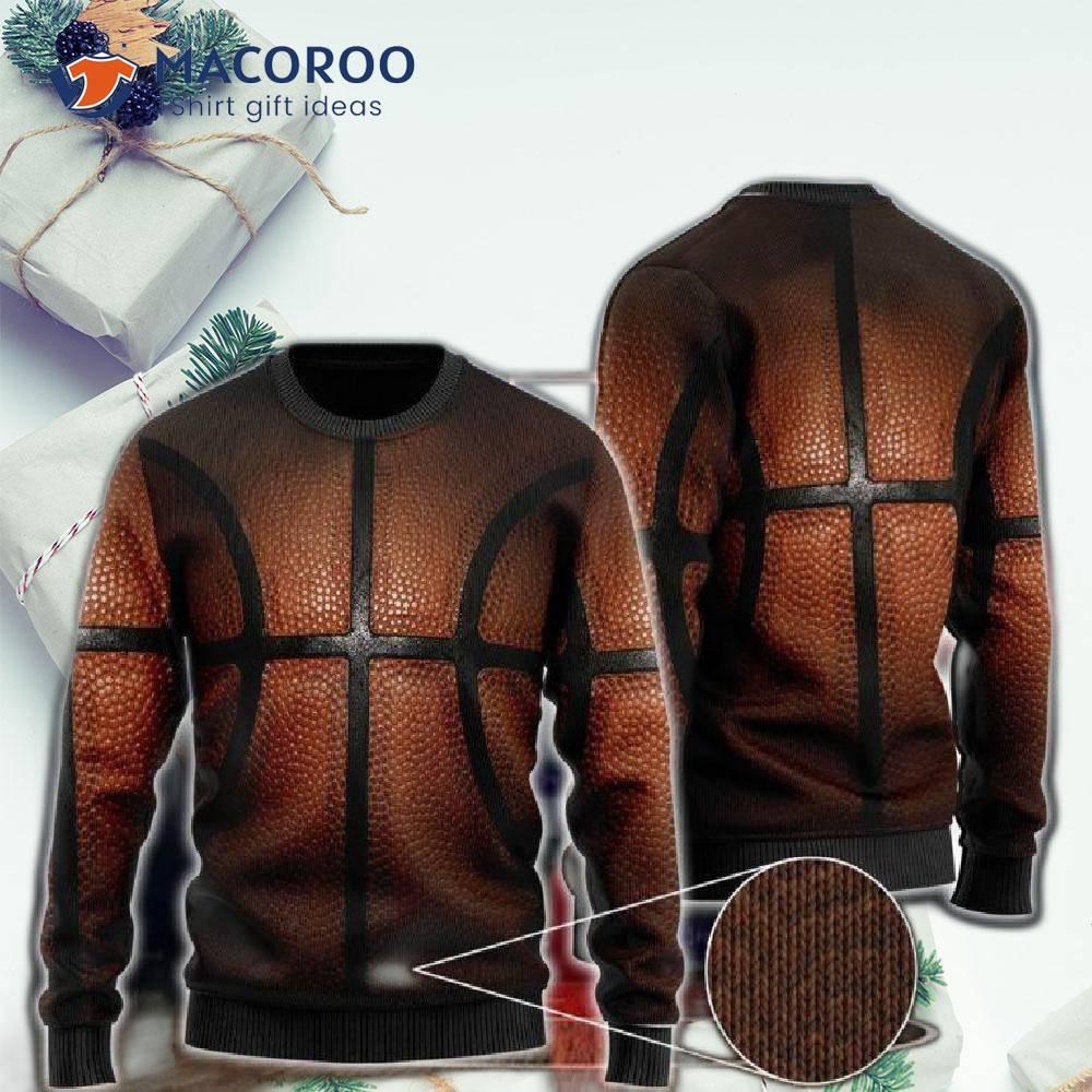 Basketball Lover's Ugly Christmas Sweater 1 Basketball Lover's Ugly Christmas Sweater