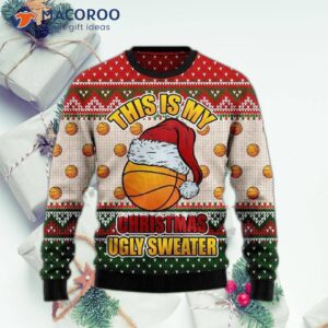 Basketball Ugly Christmas Sweater