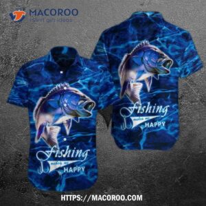 Bass Fishing Hawaiian Shirt