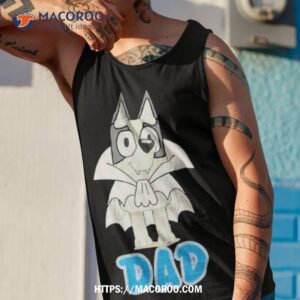 Bat Bluey Dad Shirt 3 bat bluey dad shirt tank top 1