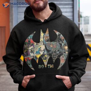 batman 80th anniversary shield logo shirt hoodie