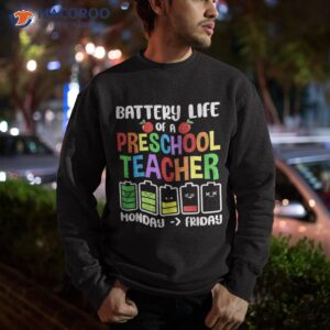 battery life of a preschool teacher pullover kids boys girls shirt sweatshirt