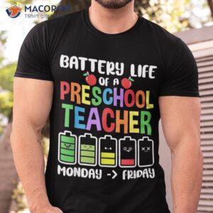 battery life of a preschool teacher pullover kids boys girls shirt tshirt