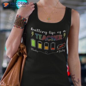 battery life of a teacher back to school energy team shirt tank top 4