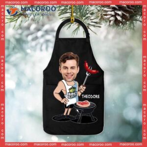 Bbq Apron Custom-shaped Photo Christmas Acrylic Ornament