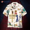 Be A Cowgirl In White Hawaiian Shirts