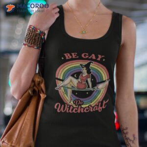 be gay do witchcraft lesbian pagan pride witch halloween shirt tank top 4