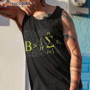 be greater than average math gift back to school t shirt tank top 1