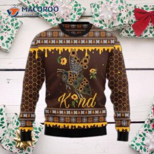 Be Kind Sunflower Ugly Christmas Sweater