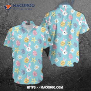 Beach Shirt Bunny Love Egg Happy Easter Day Hawaiian