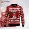 Beagle Attitude Ugly Christmas Sweater