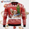 Beagle Dashing Ugly Christmas Sweater