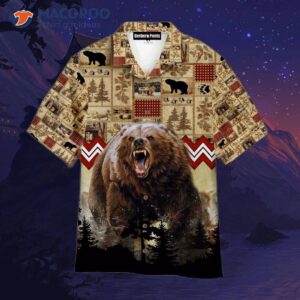 Bear Hunting Hawaiian Shirts