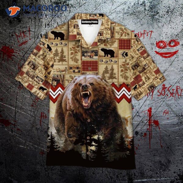 Bear Hunting Hawaiian Shirts