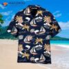 Beautiful Blue Hawaiian Sailboat Shirts