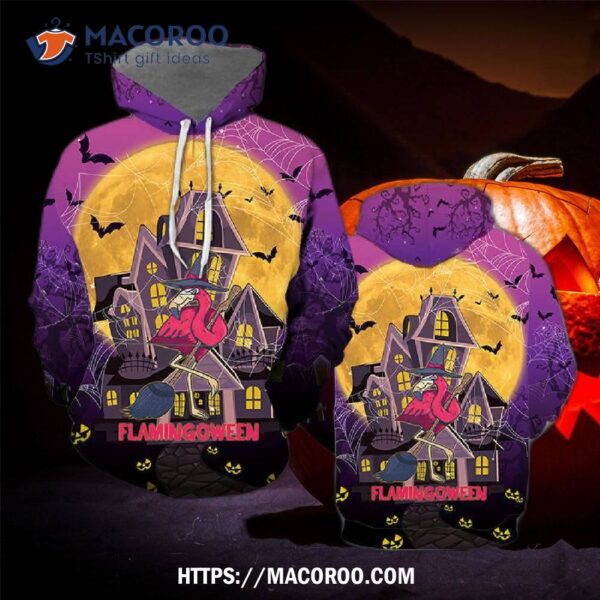 Beautiful Flamengo Halloween All Over Print 3D Hoodie, Halloween Party Favor Ideas