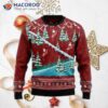 Beautiful Flamingo Ugly Christmas Sweater