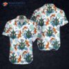 Beautiful Koi Fish And Anchor Hawaiian Shirts