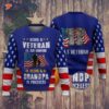 Being A Veteran Is An Honorable Ugly Christmas Sweater.