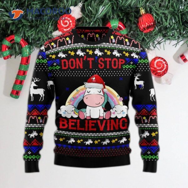 Believing In The Ugly Christmas Sweater